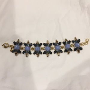 J.Crew crystal and cabochon bracelet